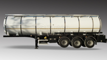 Cylindrical Stainless Steel Tanker Insulated