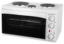 Mini Kitchen Oven with 3 Hotplates