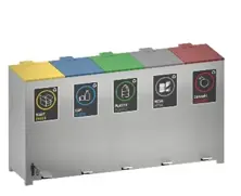 Zero Waste Recycle Bin Set 2,3,4,5 Compartments SRB 146
