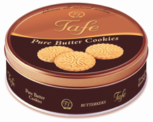 Tafe Pure Butter Shortbread Cookies Gift Tin Box 320g - code 292