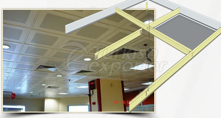 Suspended Ceiling   -Lay-in T24-T15