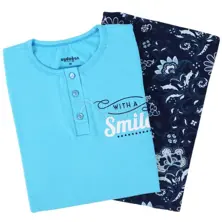 Bolero Women's Blue Pajama Set 9732