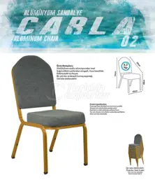 Alüminyum Banket Sandalyeler CARLA02