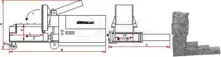 Waste Packaging Press Three Moves Side Outlet Specs