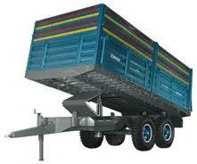 Double Axle Four Wheels Tipping Trailers
