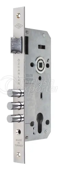 RS.45 -- 3 BOLTS MORTISE LOCK WITH BALL BEARING