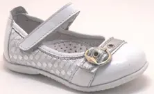 Baby Shoes White Leather 11140