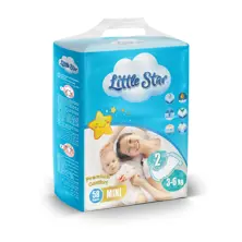 Little Star baby diapers Mini 58Pcs 