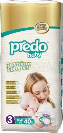 Pañales para bebé Predo Twin Midi