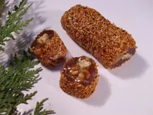 Turkish Delight Wallnut Inside Pistachio Coated Long