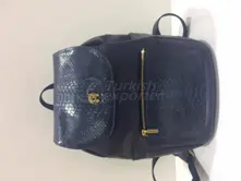 leather woman backpack