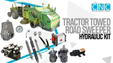 TRACTOR TOWED ROAD SWEEPER HYDRAULIC KIT