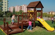 Çocuk Oyun Parkları - Ahşap Seri Flowood 1T