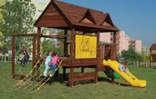 Çocuk Oyun Parkları - Ahşap Seri Flowood 3