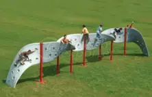 Çocuk Oyun Parkları - Aztec Tırmanma Duvarı Makarna