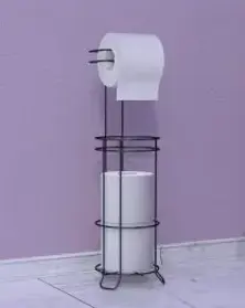 Footed Toilet Roll Holder