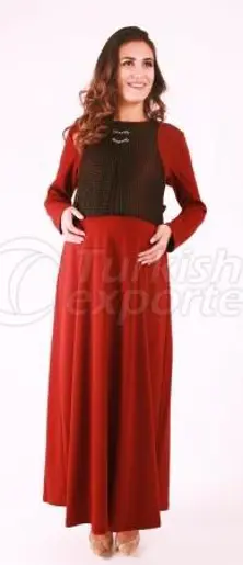 Pregnant Leather File Dress