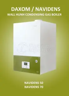 Wall mounted condensing gas boiler