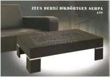 Zeus Leather Rectangle Coffee Tables
