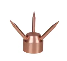 AIR TERMINAL CHROME PLATED MULTI POINT COPPER