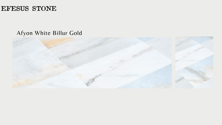 Afyon White Marble - Afyon White Billur Gold