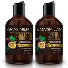 Passion Fruit Black Seed Oil Curly Hair Shampoo and Conditioner Set