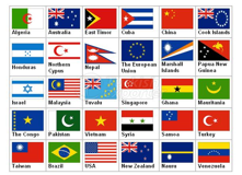 Bandeiras nacionais