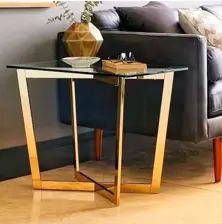 Side Table Gold