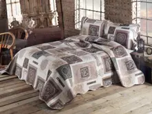 %65 Cotton - Quilted Bedspread Set