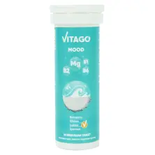 Vitago Mood Magnezyum Vitamin B1 B2 B6 İçeren 10 Efervesan Tablet