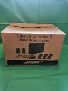 Bose Lifestyle 25 Series 2 Home Theater System 6 Disc Player Boxed Home Cinema