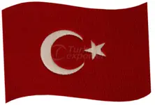 Woven Label -Turk Bayragi