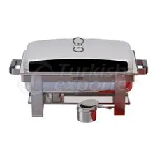 CHAFING DISHES WITH FLAT COVER-GEL