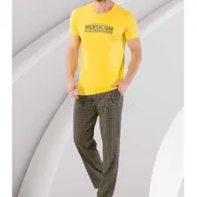 Bolero Men's Yellow Pajama Set 7943