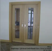 Porta de madeira Mina Glazed