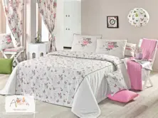 Roupa de cama de borboleta rosa