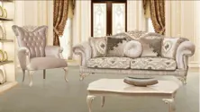 Sofa Set  -Tac Krem