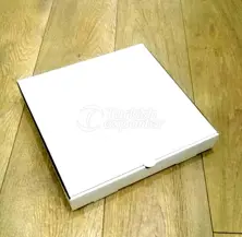 Plain White Pizza Box