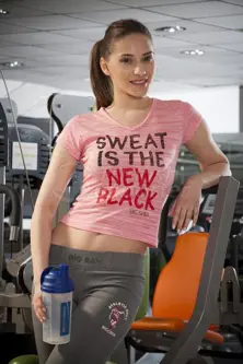 Kadın Fitness Tişörtü - 2756