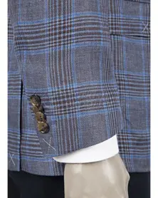 Regular Blue Jacket Fabric