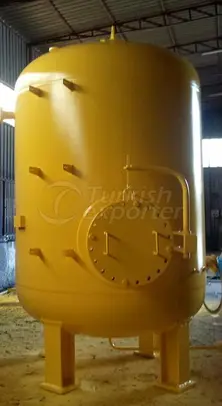 Tanque de aire de la estación del compresor de gas natural