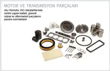 Motor y piezas de transmisión