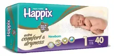 happix jumbo pack newborn diaper