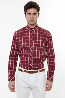 Camisa de algodão WSS Wessi Checkered