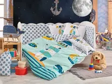 Baby Sailor Green - Linge de lit pour bébé (8698499132368)
