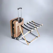 Wooden Design Suitcase Holder, Suitcase Stand Hotel Room Suitcase Holder