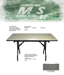 Table pliante MS02