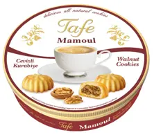 Tafe Walnut Mamoul Cookies in Gift Tin Box 225g - Code 222