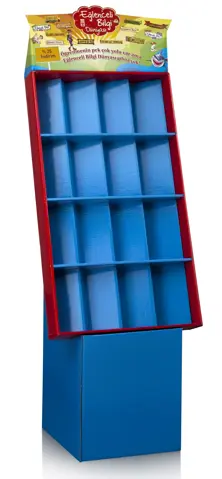 Cardboard Display Stand With Cells