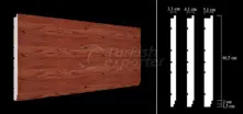 Revestimientos de fachada de madera económica ACK01